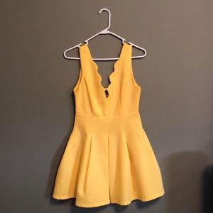 Bright Yellow Dress